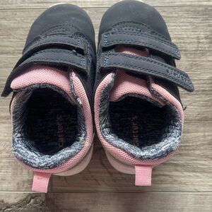 Carter's Black and Pink Velcro Sneakers for Everyday Comfort